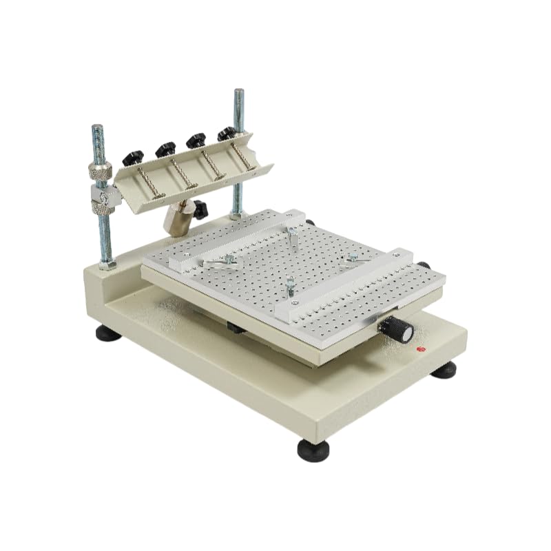 3040 Solder Paste Printer, SMT Screen Manual Stencil Printer, Height Adjustable Stencil Printers for Packaging Advertisement Printing
