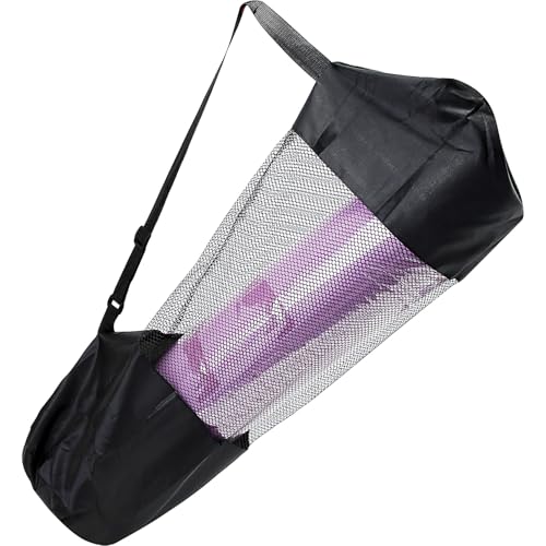Image of Bodylastics Yoga Mat for Men and Women with Carry Bag TPE 6ft x 2ft x 6mm Large Size Anti Slip & Anti Tear Workout Mat
