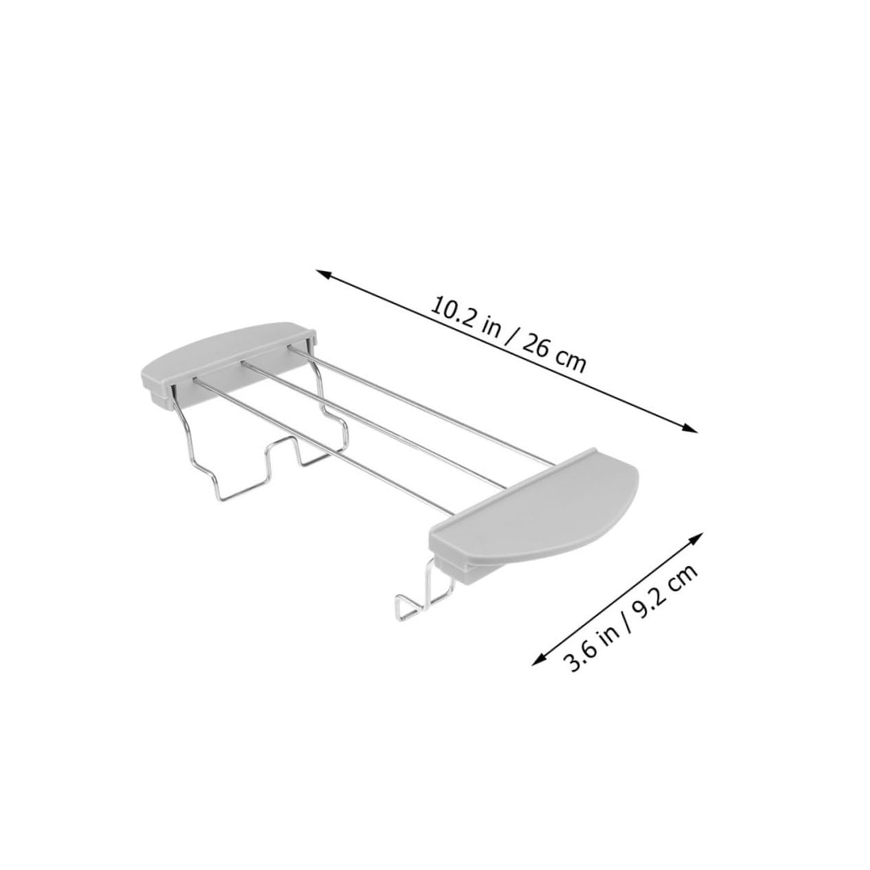 HAKIDZEL 2Pcs Toast Holder Rack Stainless Steel for Toaster Accessory Easy to Clean Compact Design for Sandwiches and Bread Slices