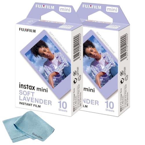 Fujifilm Mini Instant Film Bundle with Cleaning Cloth