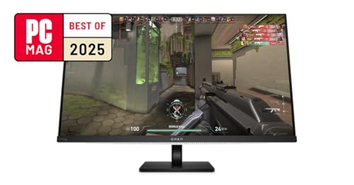 HP Omen Transcend Gaming-Monitor mit 240 Hz, 31.5 Zoll 4K UHD OLED, 0,03 ms Reaktionszeit, HyperX Audio, aRGB Beleuchtung, Verstellbarer Standfuß, Omen Tempest Cooling, OSD Taste, USB-C, Weiß