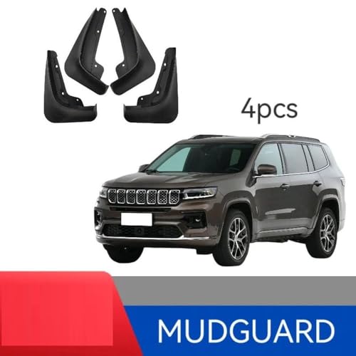 Bavettes Jeep Commander 2022 : kit garde-boue avant arrière auto