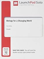 LaunchPad for Shuster's Scientific American Biology for a Changing World (2-Term Access) 1319103065 Book Cover