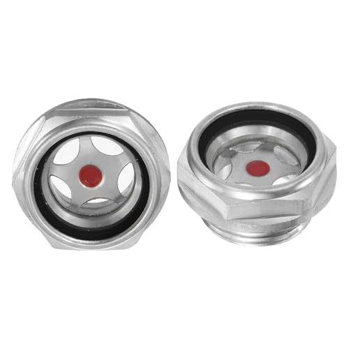 M METERXITY 2-Pack Verre de Jauge Compresseur Air M24 x 1.5mm