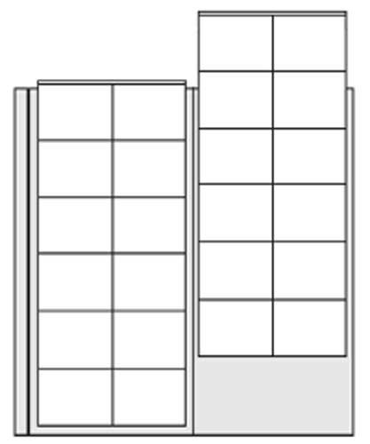 SAFE Blatt 7814 zu Münzalbum Coin Compact für Münzen bis 32 mm Durchmesser | ideal für 10 DM- /10 €- / 20 €-Stücke