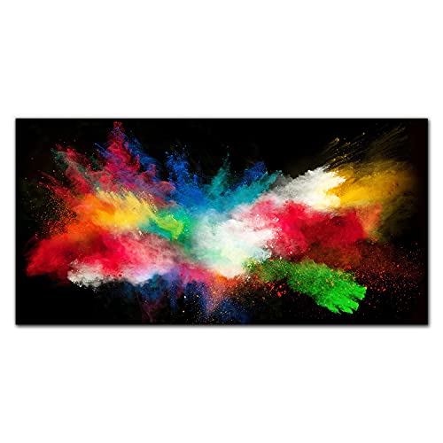 Décoration tableau en verre 100x50cm - Photo murale salon Explosion