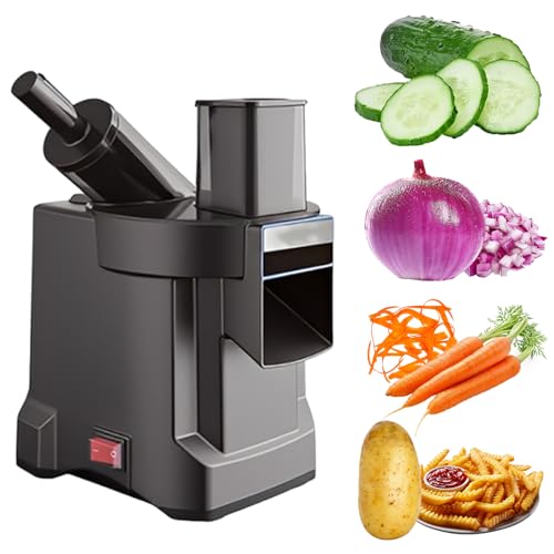 Cortadora eléctrica 4 en 1 para verduras y papas fritas