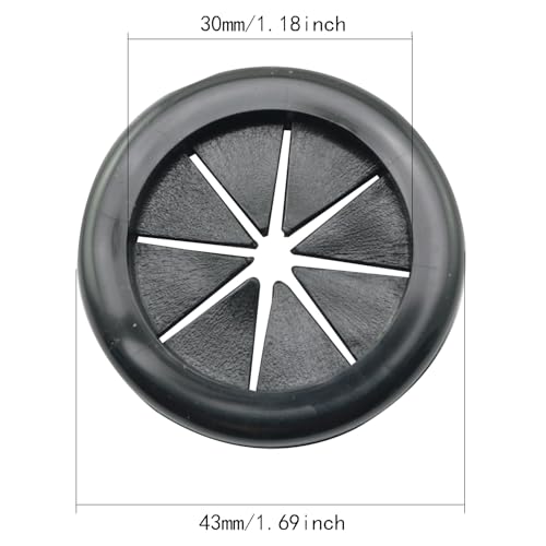 Image of 5PCS Black Trash Bag Plastic Holder Reusable Trash Bag Tie Down Tray Dual Sided 30x35 Diameter Flame Retardant Enclosure Seal For Kitchen Bathroom Office Fixed Trash Liner