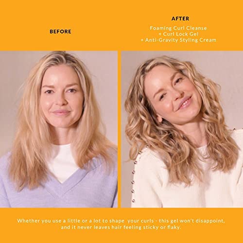 Vicious Curl Curl Lock Gel - Curl Defining & Enhancing Gel, Soft Touch Flexible Hold, Curl Styling Gel, All Day Frizz Control, Shine, Silicone Free, Vegan, 6 Fl Oz #TOP2