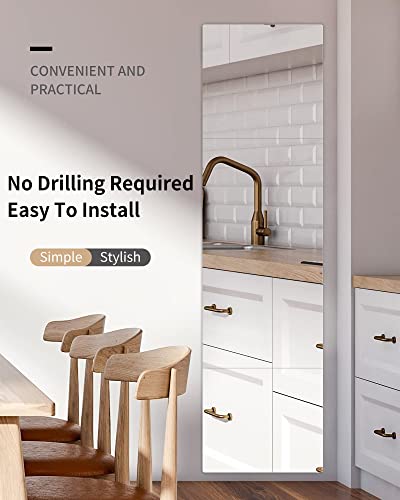 Quegau Kids Safety Shatterproof Mirror For Wall,Full Length Mirror Wall Mounted,Made Of Unbreakable Acrylic,Extra Thick 0.125",4 Pack14 X14,Bedroom Door Closet Mirror,Workout For Home Gym Body Mirror #TOP6