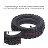 Electric Scooter Solid Tire, 10x3.0 Electric Scooter Inner and Outer Tire 10in Thickened Rubber AntiSkid Tyre