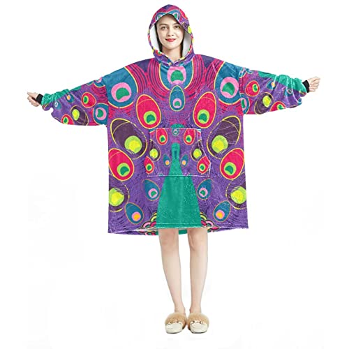 Sweat à capuche surdimensionné chaud contre le froid à la maison