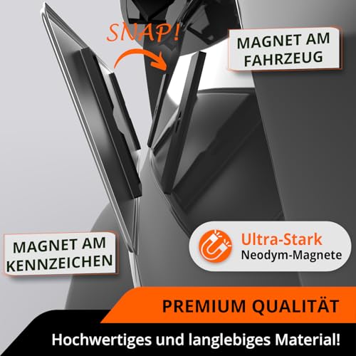 Wechselkennzeichenhalter Genmag Magnetischer Kennzeichenhalter für Autos
