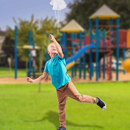 Artcreativity Alien Paratroopers With Parachutes, Bulk Pack Of 144, Vinyl Parachute Toys, Durable Plastic Guys Playset, Fun Parachute Party Favors, Goody Bag Stuffers, For Boys And Girls #TOP5