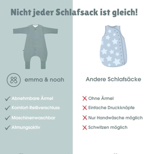 emma & noah: Schlafsäcke mit Füßen