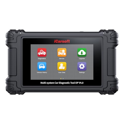 iCarsoft OP V4.0 Bidirektionales Diagnosegerät für Opel/Opel + 2 optionale Markenpakete, Vollsystem OBD2-Scanner mit 33 Reset-Services für Opel, Active Test, Auto VIN, Lifetime Fr-ee Update