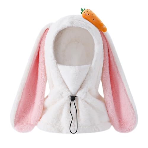 Soapjuice Ski Helmet Cover Removable Face Mask,Velvet Balaclava,Warm,Wind-Resistant for Skiing Snowboarding (Carrot)