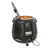 KoolMore Commercial Soup Kettle Warmer with Hinged Lid and Removable Pot Insert for Buffet,...