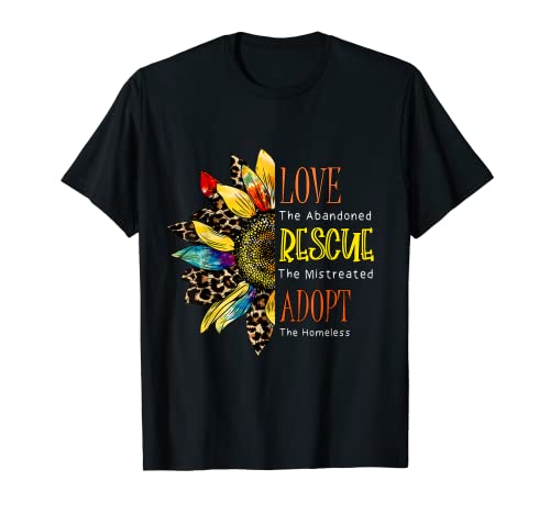 Animaux Lover Rescue Save Cute Animal Rescue Amateurs de chiens et chats T-Shirt