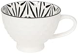 Now Designs 14 oz Textured Latte Mug, White