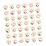 Beaupretty 100 Piezas Tazas de Papel para Helado Desechables Cuencos para Postres Fríos y Yogur para Fiestas