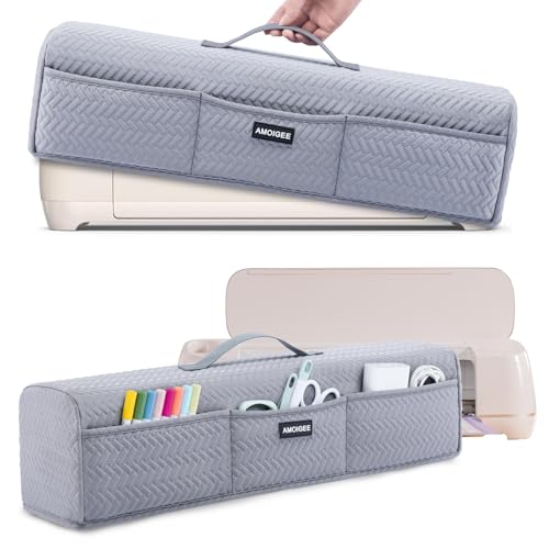 Stretchy Washable Dust Cover for Cricut Cutting Machine with Tool Pockets