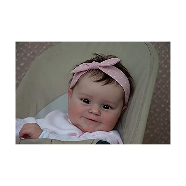 N/A 50Cm Bebe Reborn Babypuppe Lebensleine Neugeborene Mädchen Baby Soft Touch Maddie Mit Handwurzelhaarig Hohe Qualität… – Bild 4