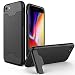 iPhone 7 Case, Allovit [Kickstand] [Heavy Duty] [Hard PC + Soft TPU] Dual Layer Shock Protective Wallet Case for iPhone 7 (Black)