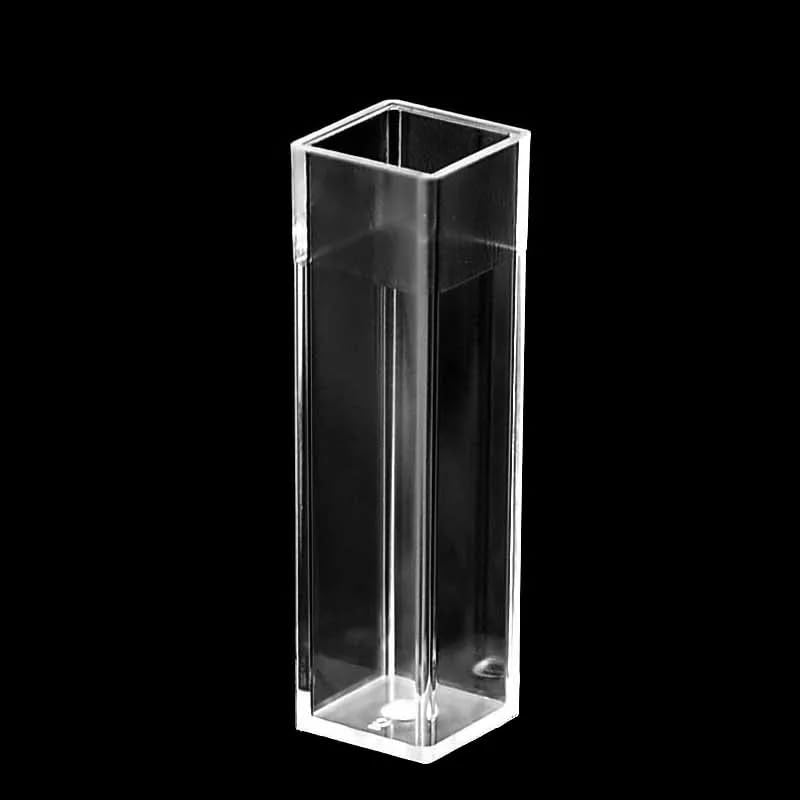 Cuvetta monouso in plastica da Laboratorio Cuvetta PS capacità 4,5 ml Lato Vis Clr Polistirene Percorso Ottico 10 mm Cat. N. 14955129 100 EA PK