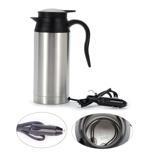 Tetera Eléctrica de Viaje 750ml Acero Inoxidable miniatura 3