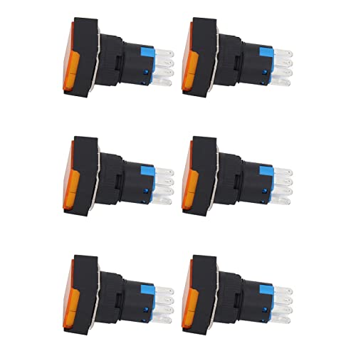 Botão momentâneo, CA 0‑240 V 5A Corrente de operação Interruptor momentâneo ABS para contatores para