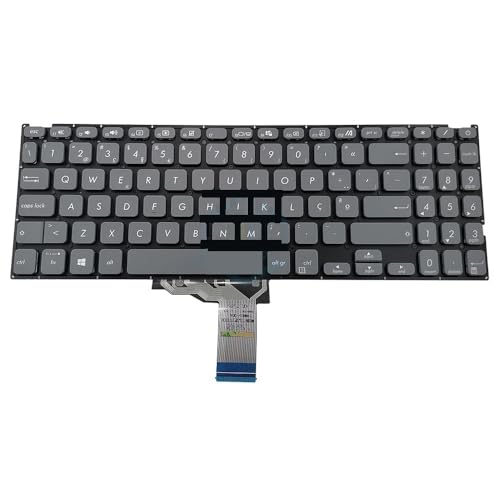 LIYANYG Teclado retroiluminado en español y portugués para Vivobook X509, X515, M509, D509, X509FJ, X509FL, X509UB, X515EA-AP, X515UA X515FA(Portugal no Light)