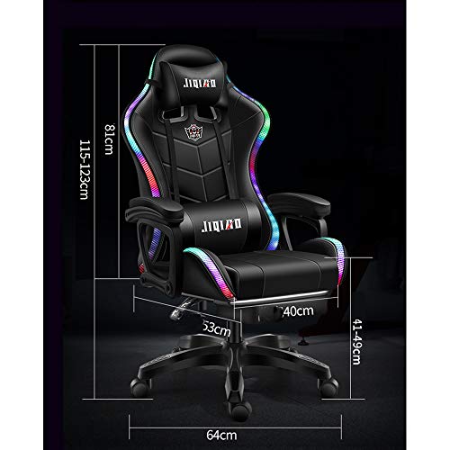 JW-YZWJ Ergonomic Gaming Chair with LED Lights - Image 3