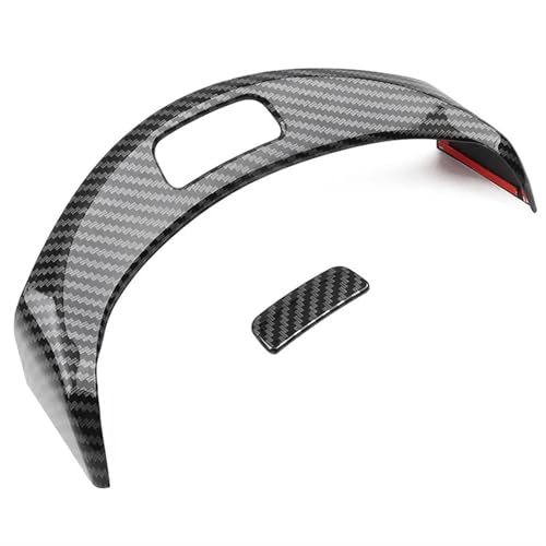 WIBNBRO Für Benz W205 C180 C200 C250 C300 X253 GLC250 GLC300 GLC350e Auto Center Console Armlehne Lagerung Box Taste Abdeckung Trim Innenraum Trim Aufkleber(Carbon Fiber Look)