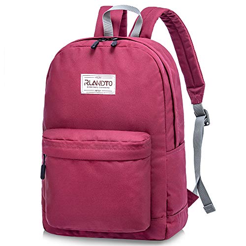 Preisvergleich Produktbild RLANDTO Schulrucksack für Jugendliche, wasserfeste stilvolle Schultasche Teenager Reise Daypack Laptop Backpack für Mädchen Schule