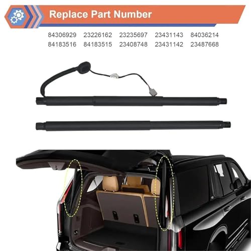 Vérins de hayon électriques pour GMC Yukon 2015-2020