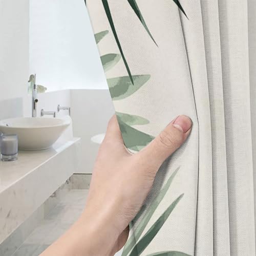 Rideau de douche lavable grand format pour éviter l'eau sur le sol