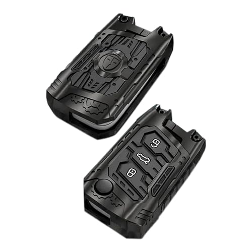 Image of Auto Thrill Premium Luxury Waterproof New Transformer Series Cover for Skoda and VW - Kushaq |Octavia | Kodiaq | Superb | Slavia |Passat | Taigun | Tiguan | Virtus | TROC 3 Button flip Key (Black)