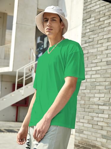 Image of KOTTY Men's Cotton Blend Regular Fit T-Shirt|Casual Wear|Lightweight Breathable