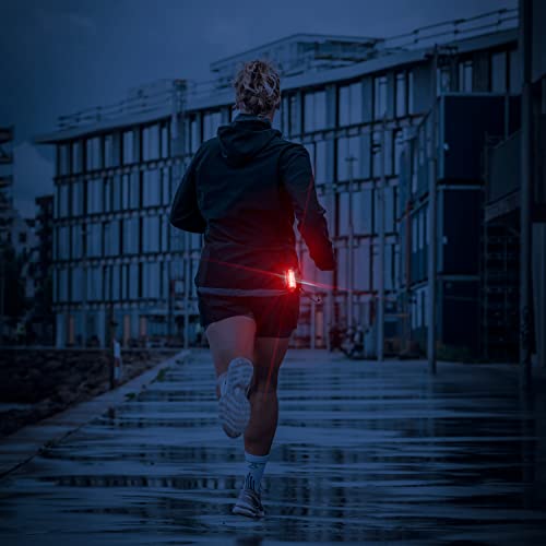 greate® LED Blinklicht Schulranzen - Leuchtclip klein, leicht & mit Klettband - LED Sicherheitslicht Schulranzen, Blink Licht, Licht Clip Kinder, Schulranzen Leuchtanhänger, Rucksacklicht Kinder