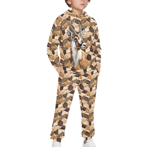 HUIACONG Kids Sweat Set for Boys Girls Children Sweatsuits3
