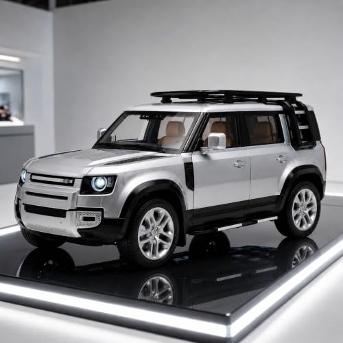 Image of GRAPHENE 1:22 Scale Die Cast Metal Toy Car Pull Back Action Openable Doors & Trunk Light Sound Realistic SUV Miniature Model Toy Vehicle Collectible Gift for Kids Boys Girls 2+ Years