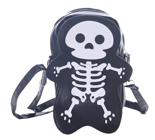 Sac squelette Halloween tendance pour sublimer votre look sorcière en soirée noire