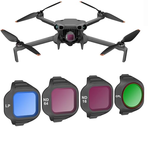 OURHZTB ND CPL LP フィルターセット DJI Mini 5 Pro ドローンレンズフィルターアクセサリー用 4パック ND8 ND16 CPL 偏光器 光害防止 中性密度フィルター 多層HD光学ガラス