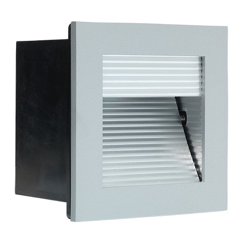 Preisvergleich Produktbild LED Treppenbeleuchtung Calpe / Treppenstufenbeleuchtung / Treppenleuchten / Stufenbeleuchtung / Treppe Beleuchtung / Treppenlicht / 1W / Moderne / Innen / Eckig / 230V / IP44 / Warmweiß