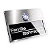 Produktbild Metzler Design Edelstahl Türklingel-Platte schwarz - austauschbares Namens-schild Acrylglas - Gravur-Service & LED-Beleuchtung