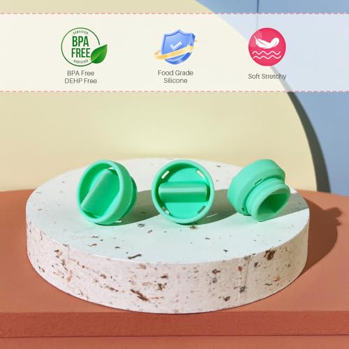 TB Tbuymax 4pc Diafragma y 8pc Válvulas Compatibles para Bomba de Leche Elvie Stride miniatura 6
