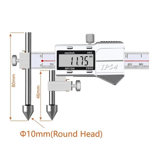 Calibrador digital para distancia central 150mm-300mm miniatura 3