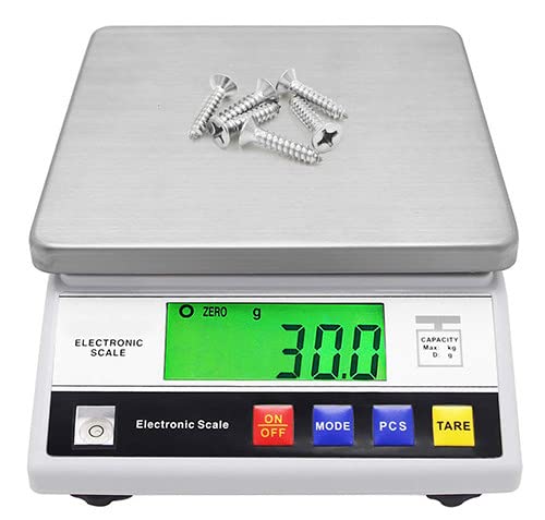 3kg/5kg/6kg/7.5kg/10kg X 0.1g High Precision Electronic Lab Blance Analytical Industrial Counting Balance Scale Digital Display Home Use Weight Meter for Laboratory,3kg/0.1g