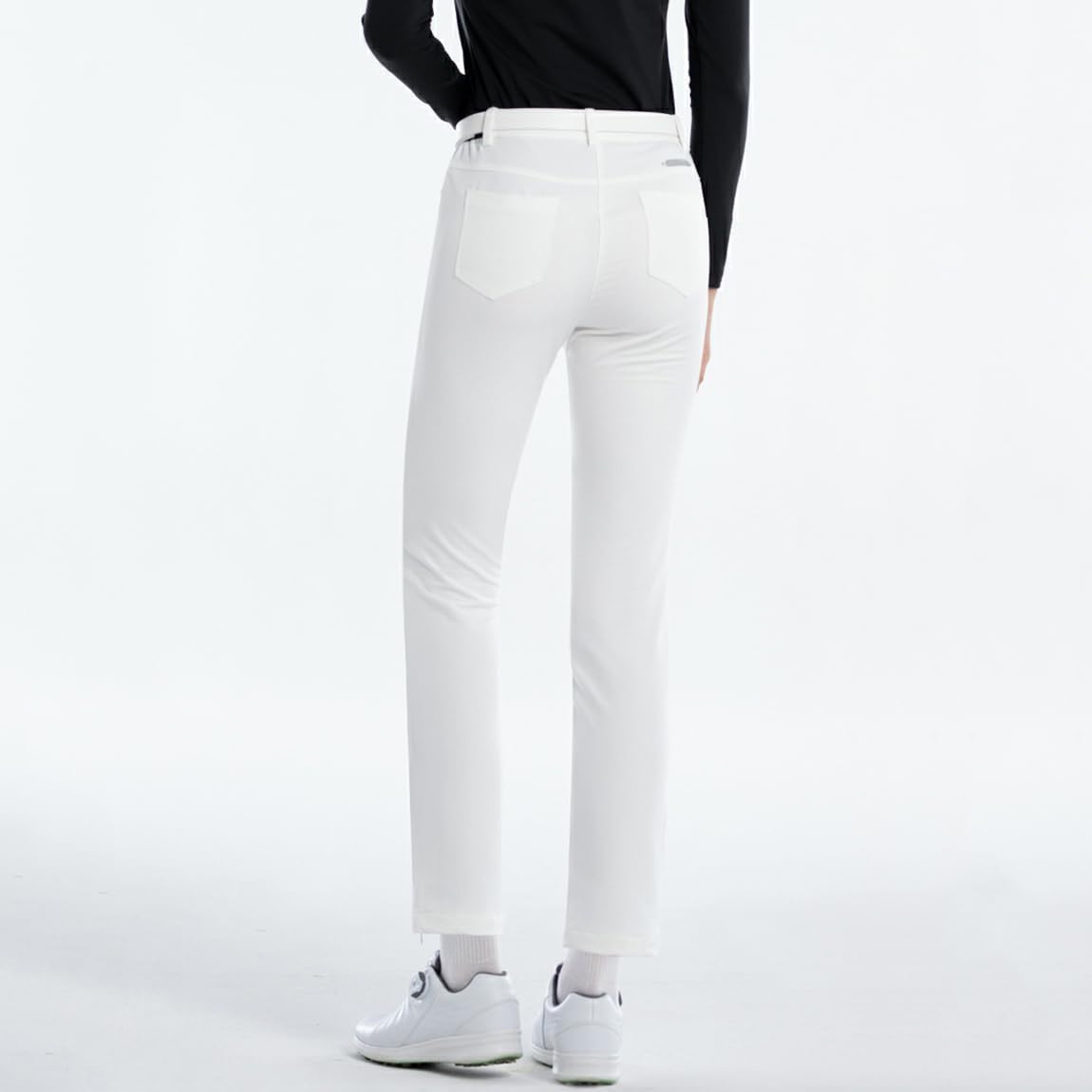 Women's Golf Joggers Pants Lightweight Summer Stretch Quick-Drying Zippered Hem Ankle Pant Sweatpant